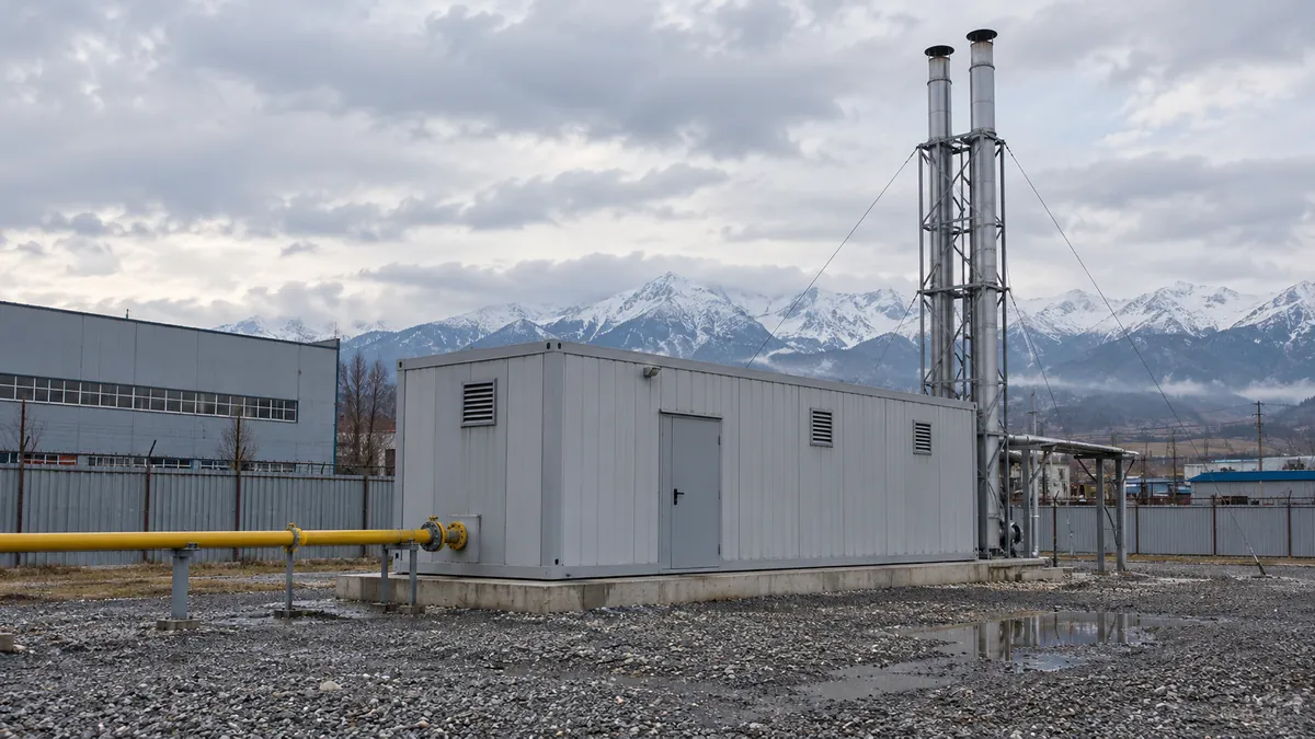 Блочно-модульная котельная Ferra Boiler на площадке, Алматы