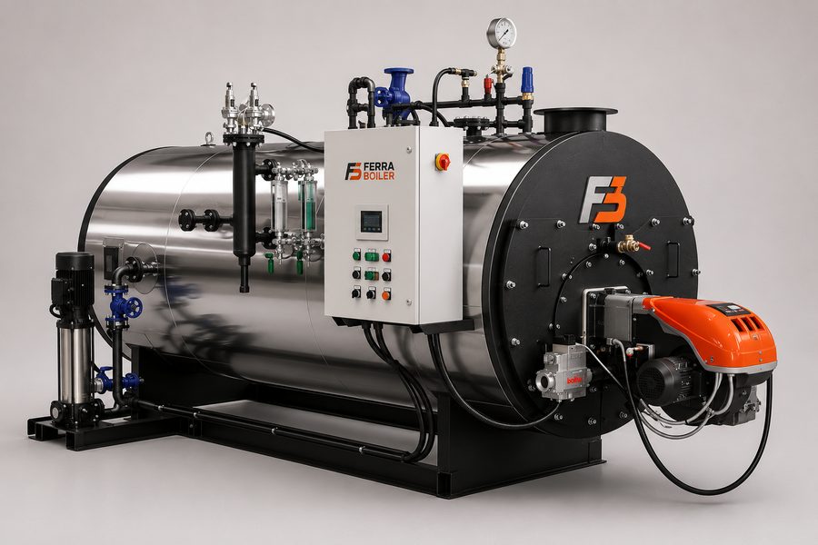 Паровой котёл Ferra Boiler с автоматикой